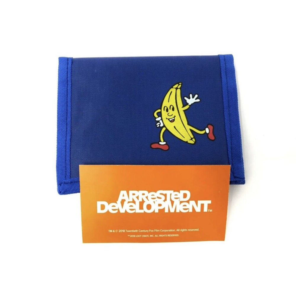 Loot Crate May 2018 Exclusive Arrested Development BANANA STAND Tri Fold Wallet